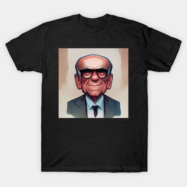 Rupert Murdoch | Comics Style T-Shirt by ComicsFactory